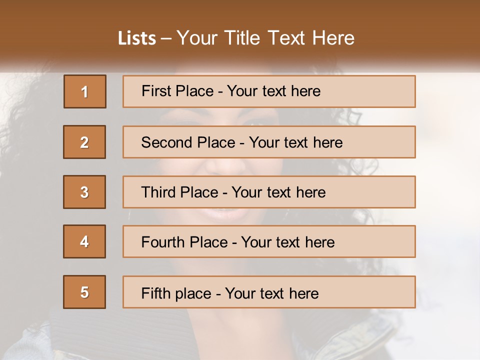 Senior Caucasian Older PowerPoint Template