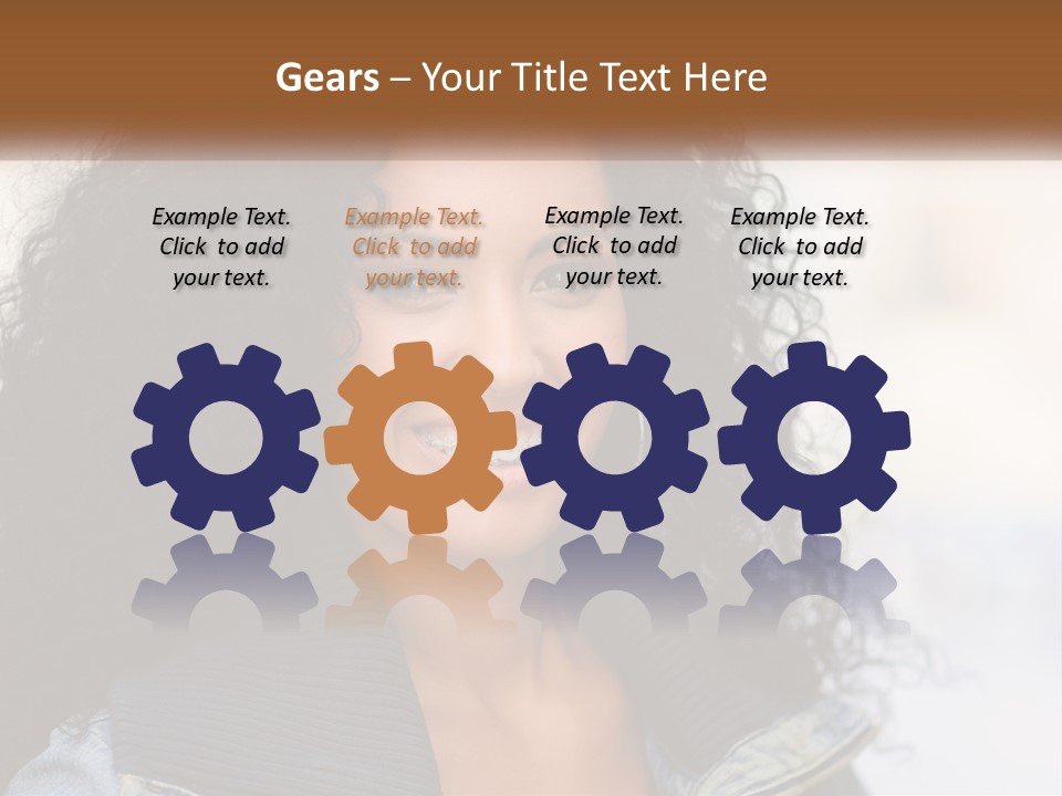 Senior Caucasian Older PowerPoint Template