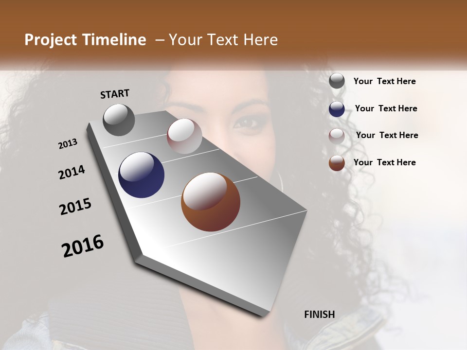 Senior Caucasian Older PowerPoint Template