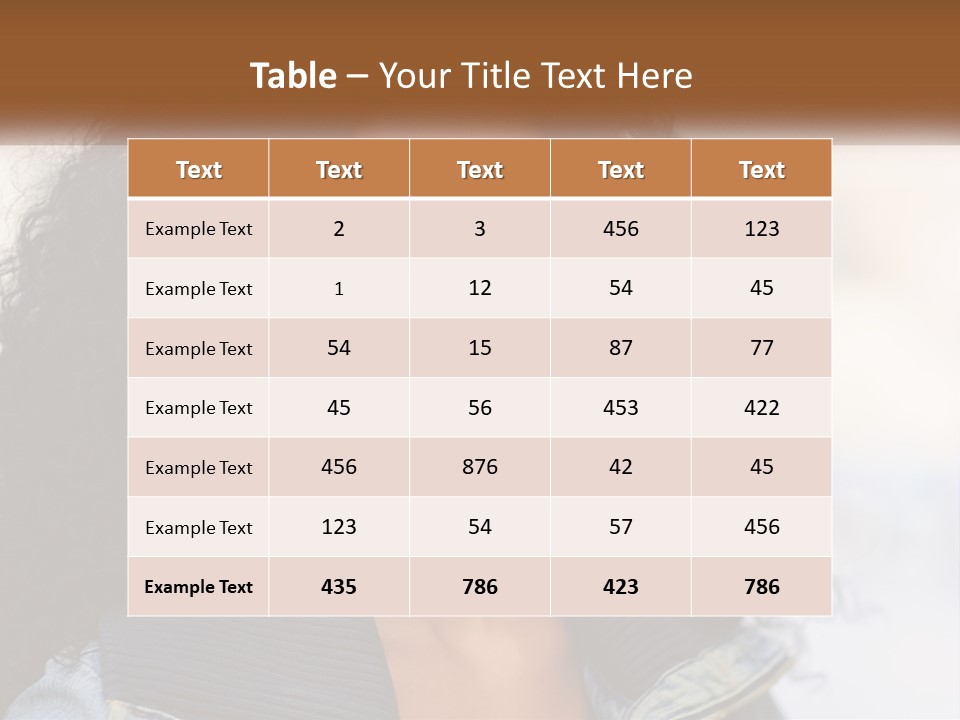 Senior Caucasian Older PowerPoint Template