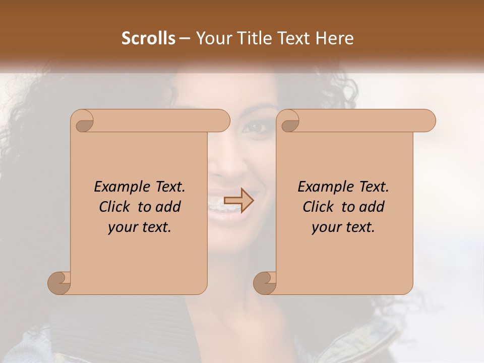 Senior Caucasian Older PowerPoint Template