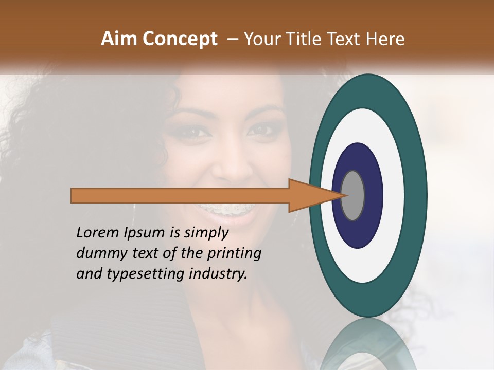 Senior Caucasian Older PowerPoint Template