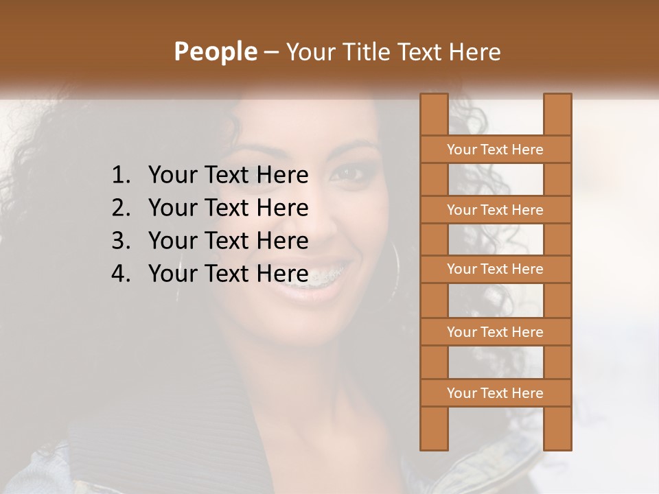 Senior Caucasian Older PowerPoint Template