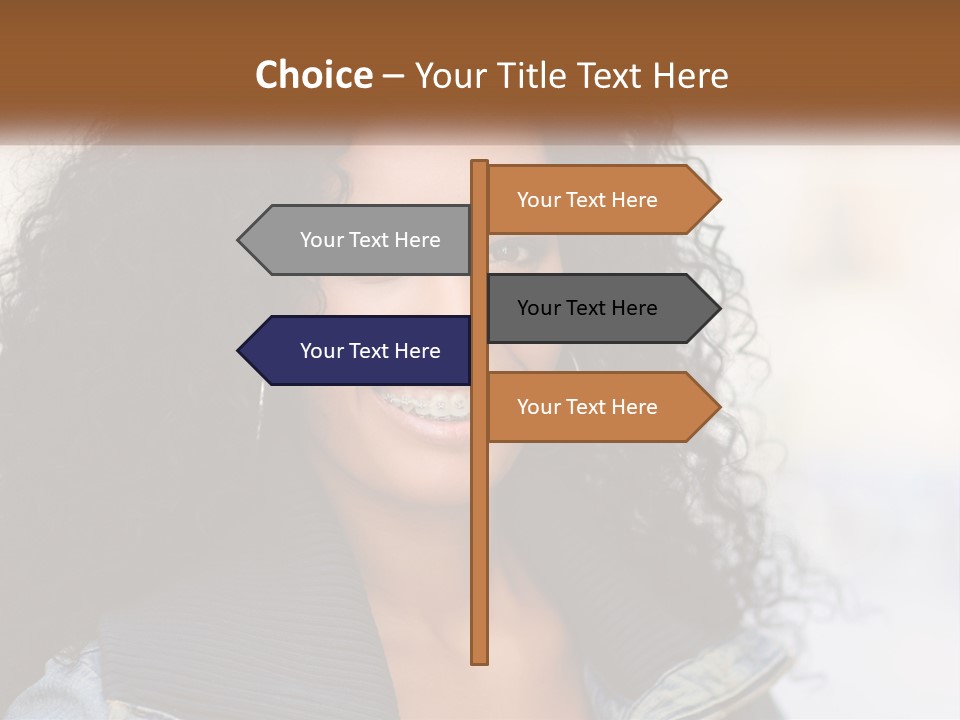 Senior Caucasian Older PowerPoint Template