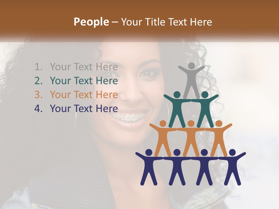 Senior Caucasian Older PowerPoint Template