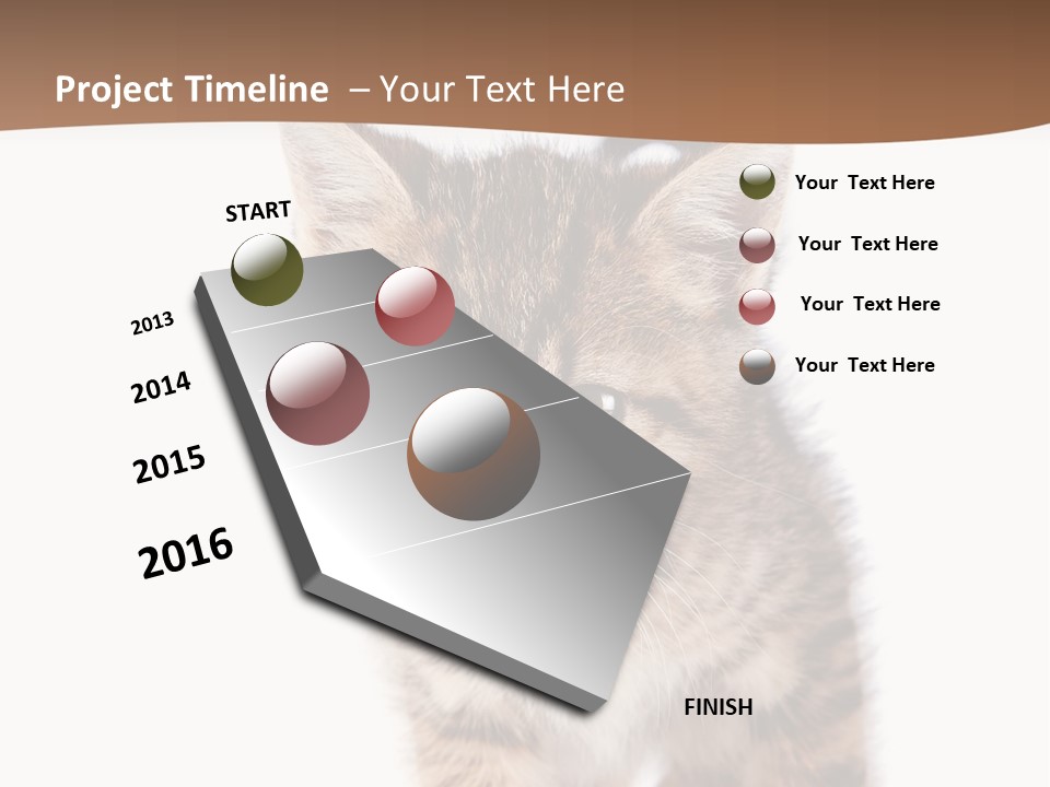 Elderly Senior Beach PowerPoint Template