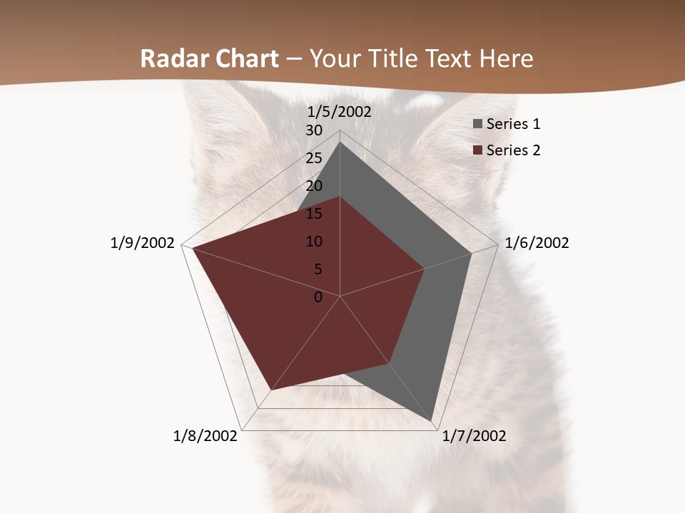 Elderly Senior Beach PowerPoint Template