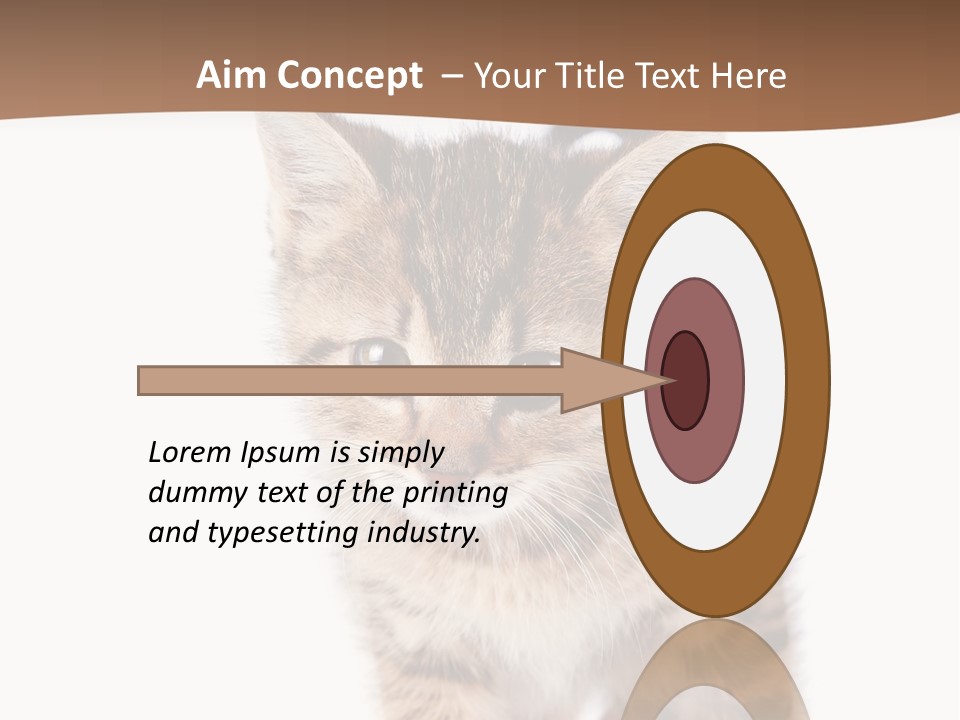 Elderly Senior Beach PowerPoint Template