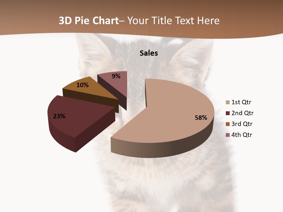 Elderly Senior Beach PowerPoint Template