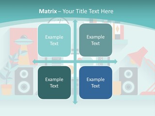 Caucasian White Sunset PowerPoint Template