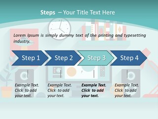 Caucasian White Sunset PowerPoint Template