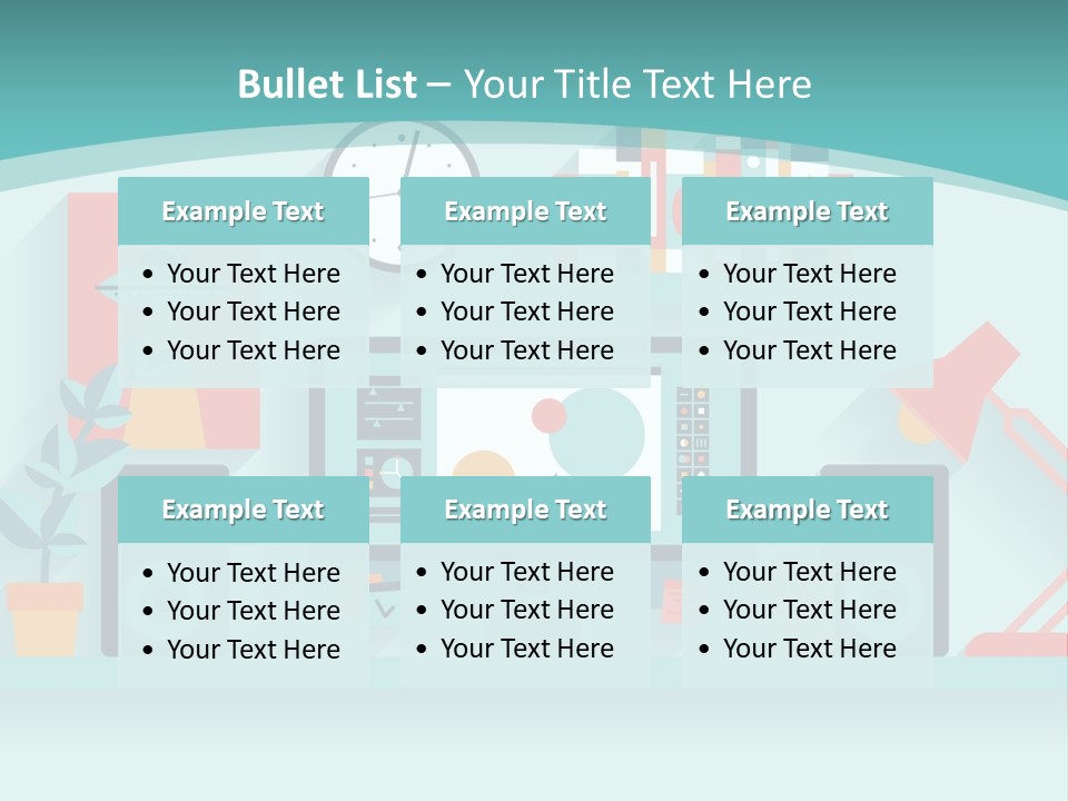 Caucasian White Sunset PowerPoint Template