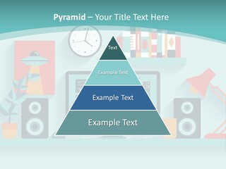 Caucasian White Sunset PowerPoint Template