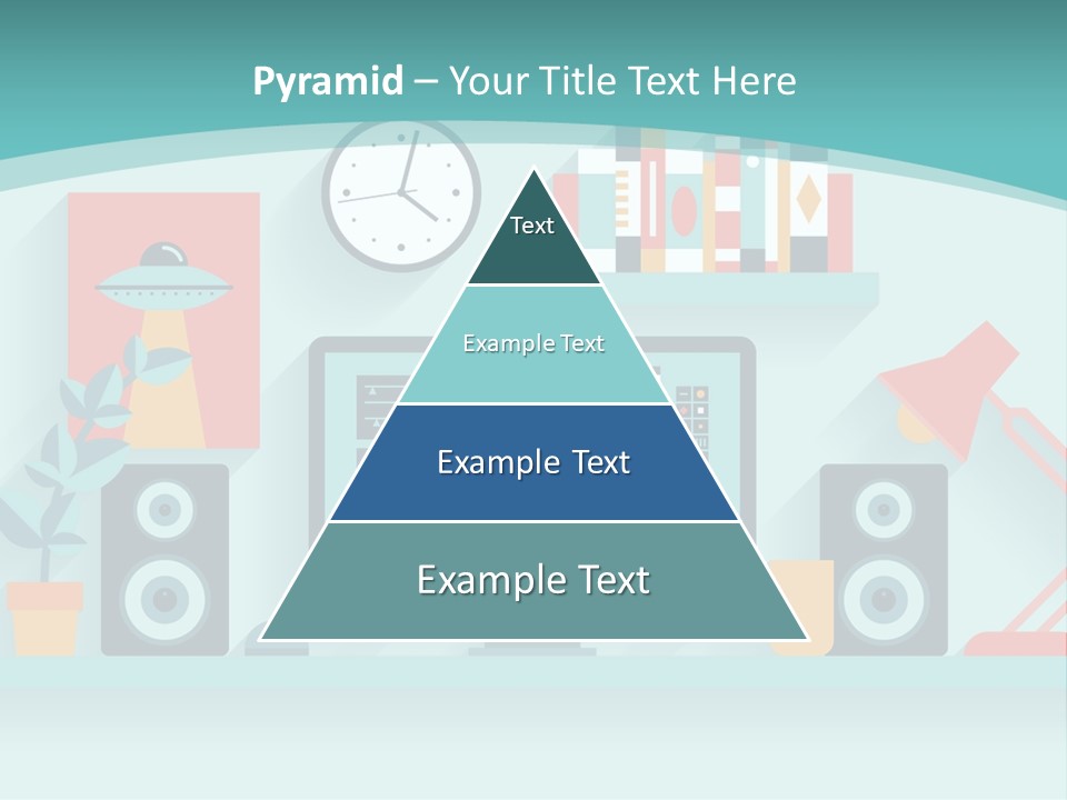 Caucasian White Sunset PowerPoint Template