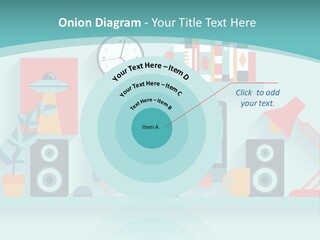 Caucasian White Sunset PowerPoint Template