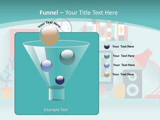 Caucasian White Sunset PowerPoint Template