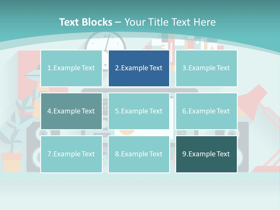 Caucasian White Sunset PowerPoint Template
