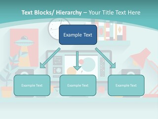 Caucasian White Sunset PowerPoint Template