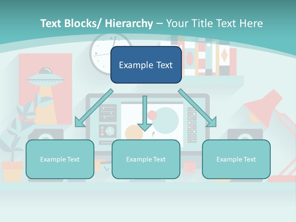 Caucasian White Sunset PowerPoint Template