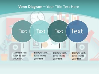 Caucasian White Sunset PowerPoint Template