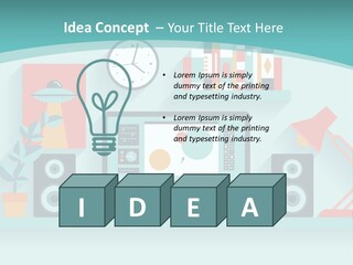 Caucasian White Sunset PowerPoint Template