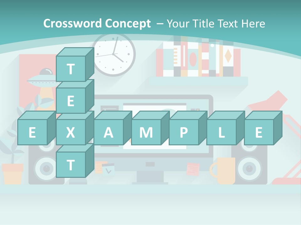 Caucasian White Sunset PowerPoint Template