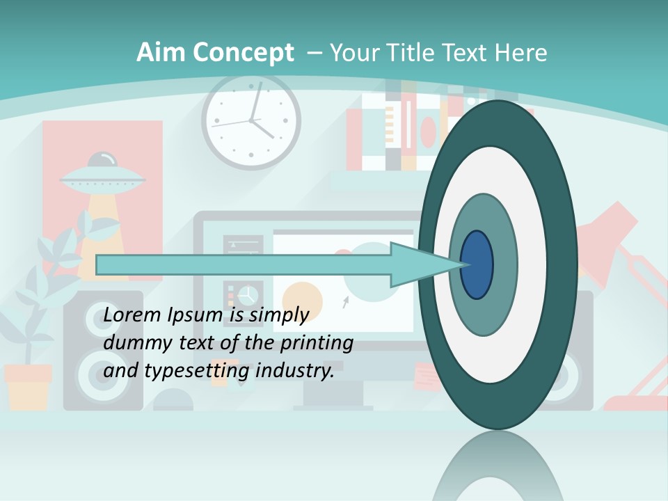 Caucasian White Sunset PowerPoint Template