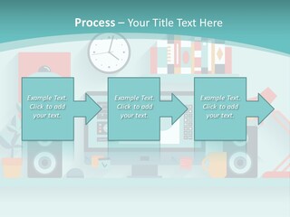 Caucasian White Sunset PowerPoint Template