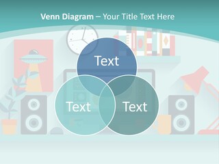 Caucasian White Sunset PowerPoint Template