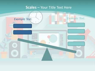 Caucasian White Sunset PowerPoint Template