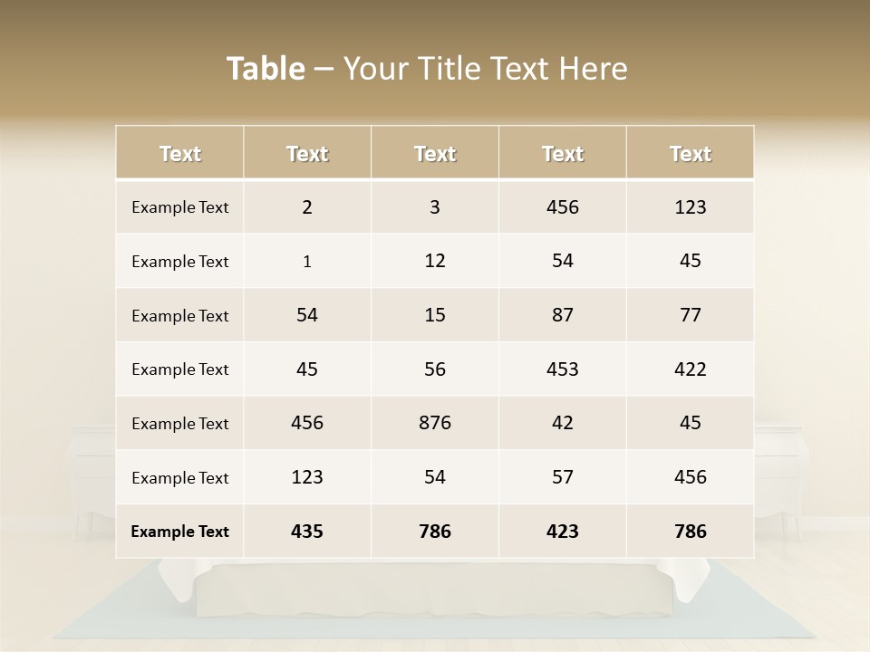 White Wave Caucasian PowerPoint Template