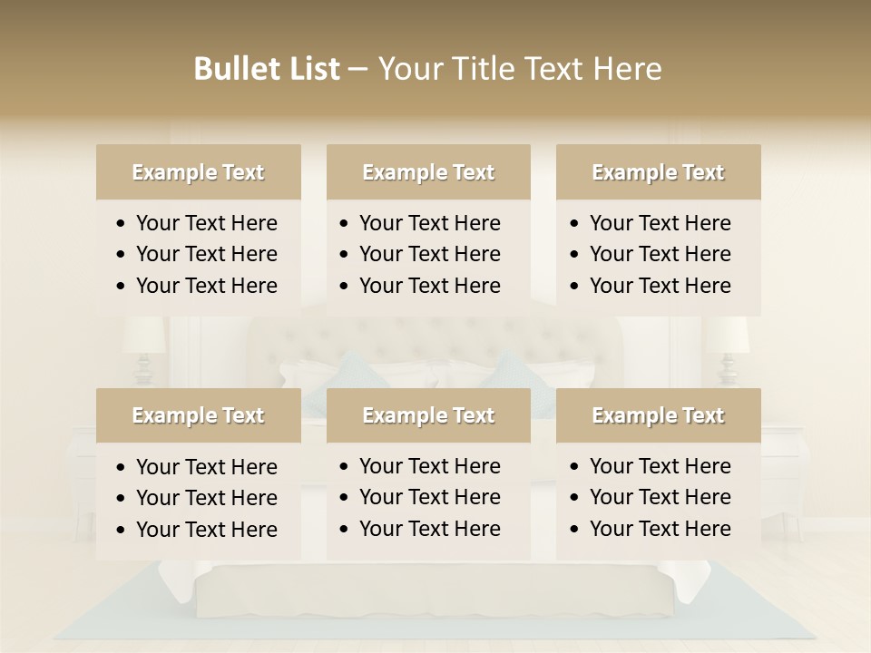 White Wave Caucasian PowerPoint Template