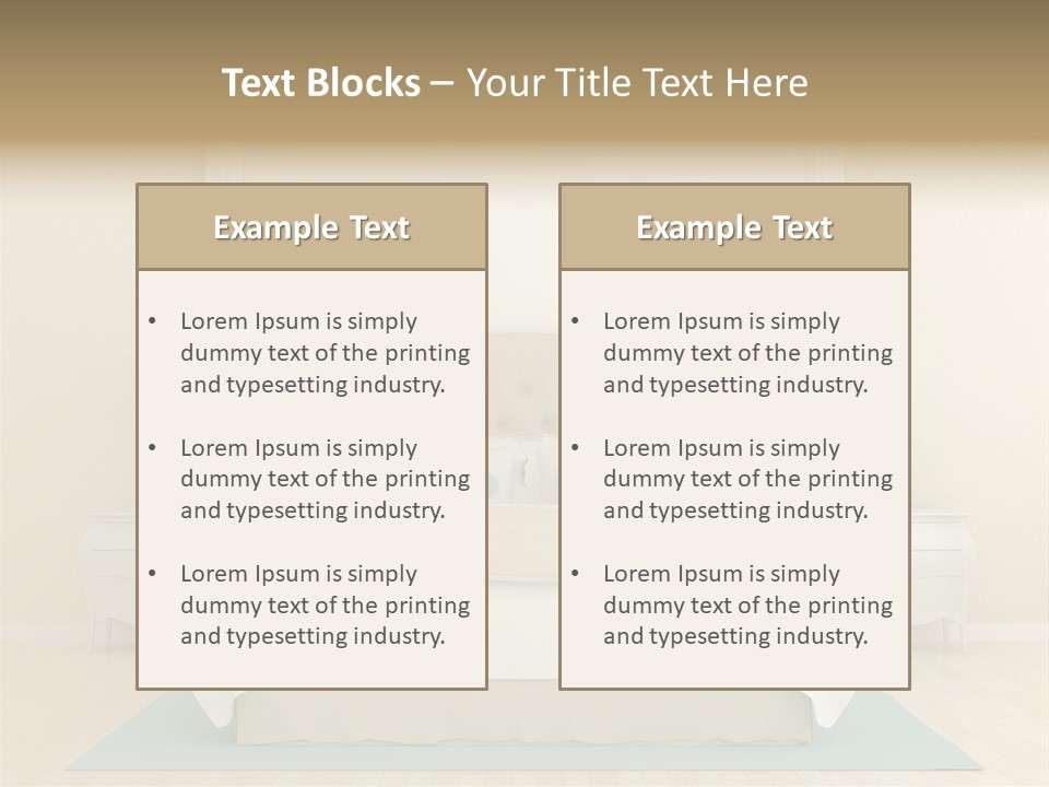 White Wave Caucasian PowerPoint Template