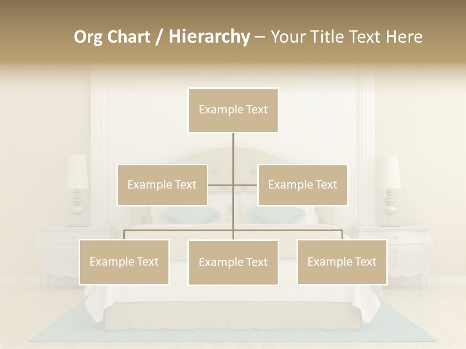 White Wave Caucasian PowerPoint Template
