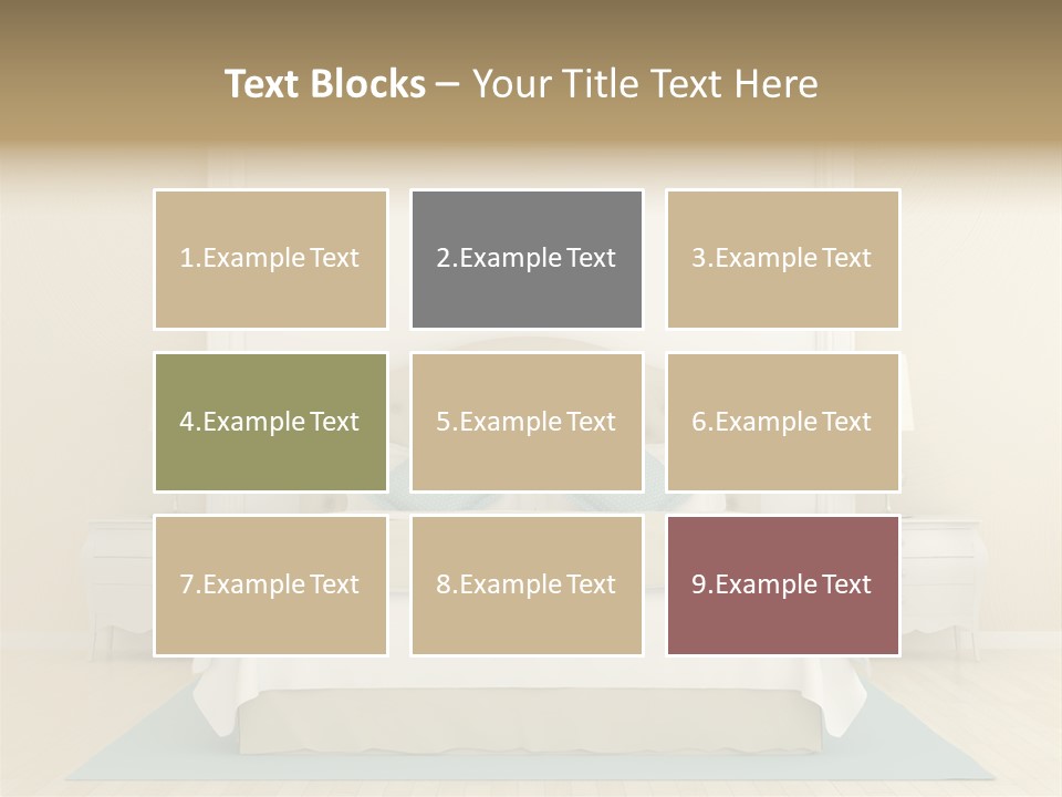 White Wave Caucasian PowerPoint Template