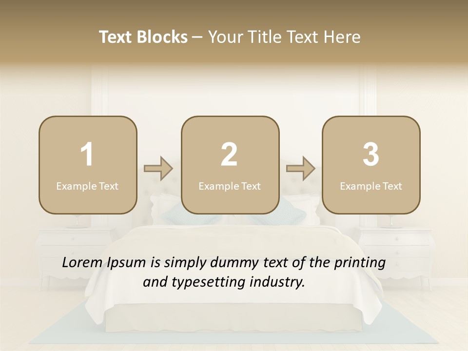 White Wave Caucasian PowerPoint Template