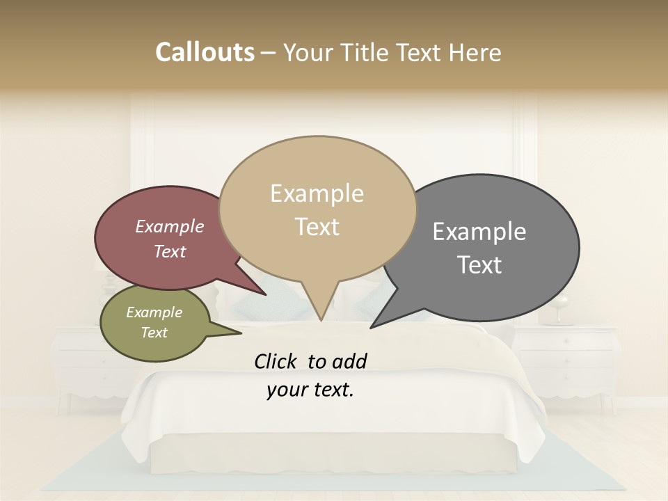 White Wave Caucasian PowerPoint Template