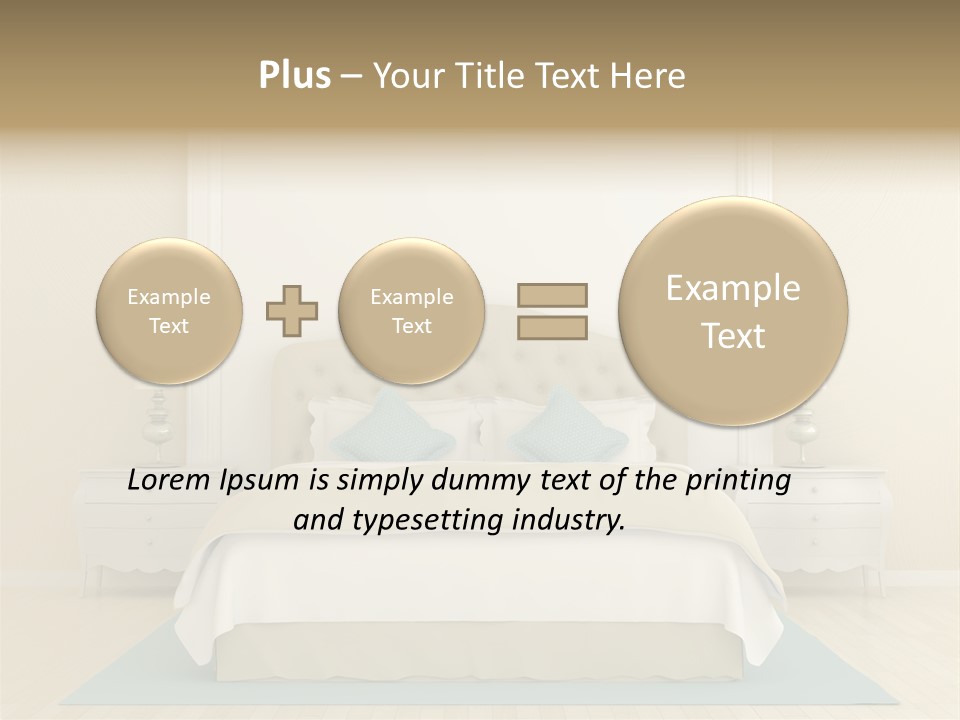 White Wave Caucasian PowerPoint Template