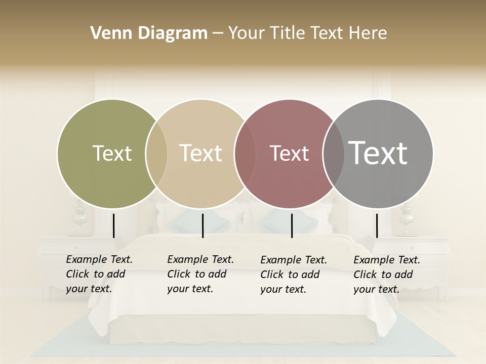 White Wave Caucasian PowerPoint Template