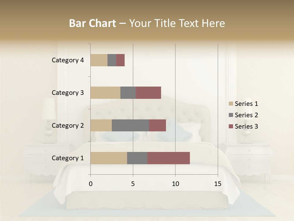 White Wave Caucasian PowerPoint Template