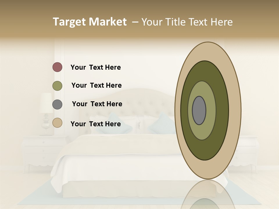 White Wave Caucasian PowerPoint Template