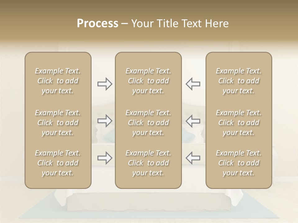 White Wave Caucasian PowerPoint Template