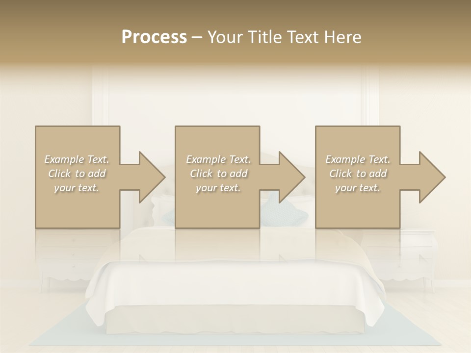 White Wave Caucasian PowerPoint Template