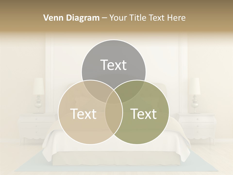 White Wave Caucasian PowerPoint Template