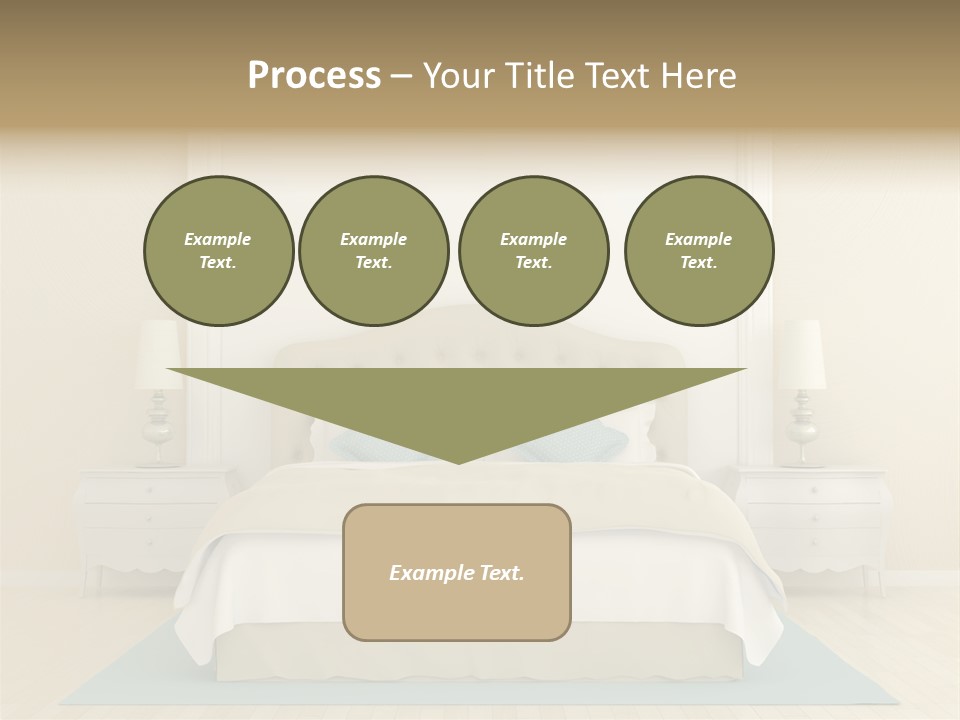 White Wave Caucasian PowerPoint Template