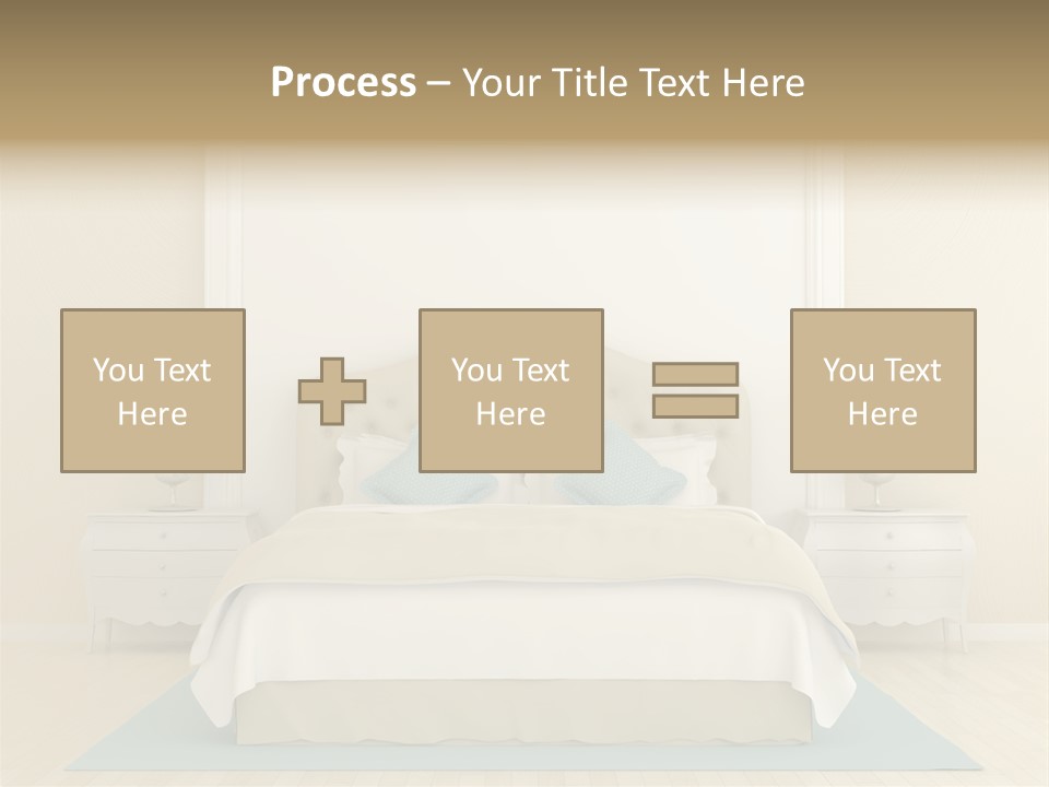 White Wave Caucasian PowerPoint Template