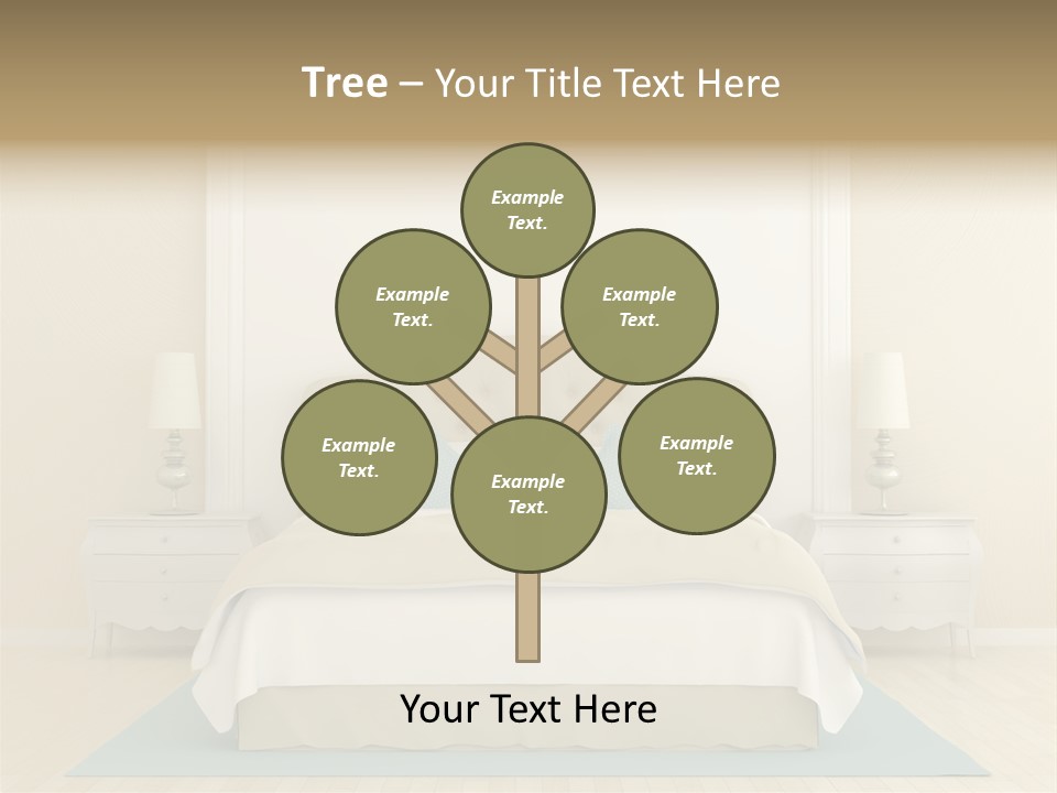 White Wave Caucasian PowerPoint Template