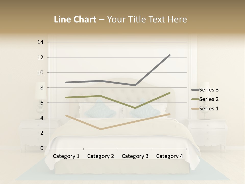 White Wave Caucasian PowerPoint Template
