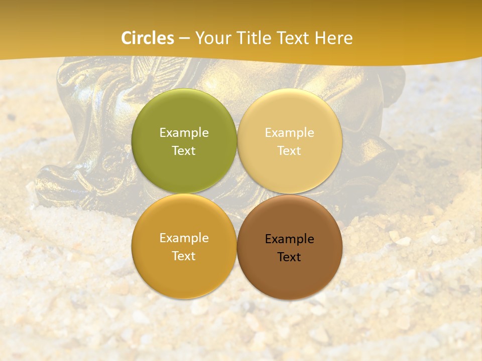 Caucasian Woman Sunset PowerPoint Template