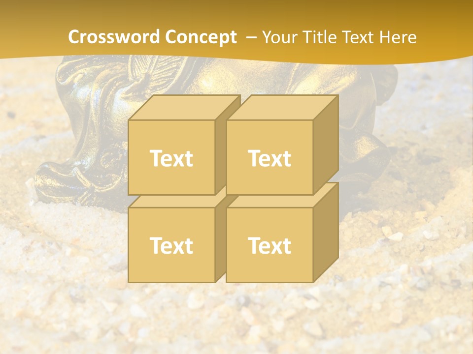 Caucasian Woman Sunset PowerPoint Template